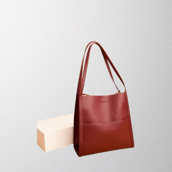 Valérie Dupré - Solid color simple shoulder bag