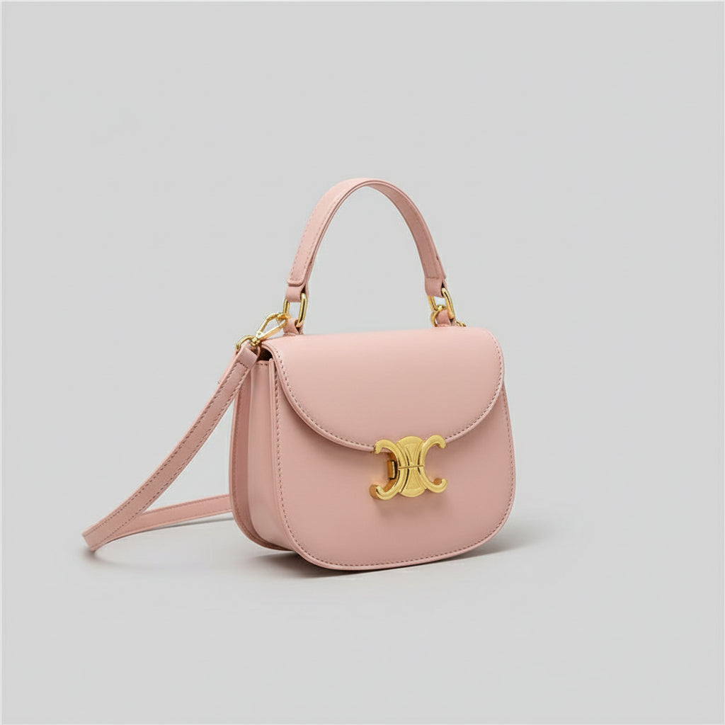 Mini Crossbody Bag with Gold-Tone