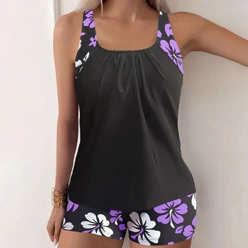 RAVINA | FLORAL TWO-PIECE SWIMSUIT