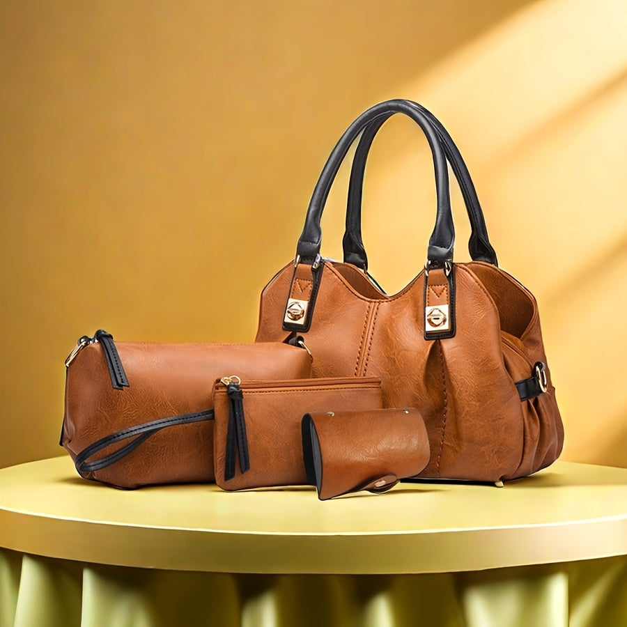 Zoe - Vintage 4-Piece Bag Set