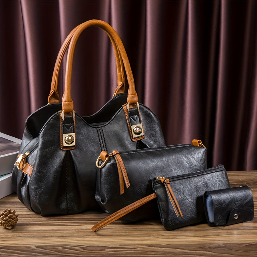 Zoe - Vintage 4-Piece Bag Set