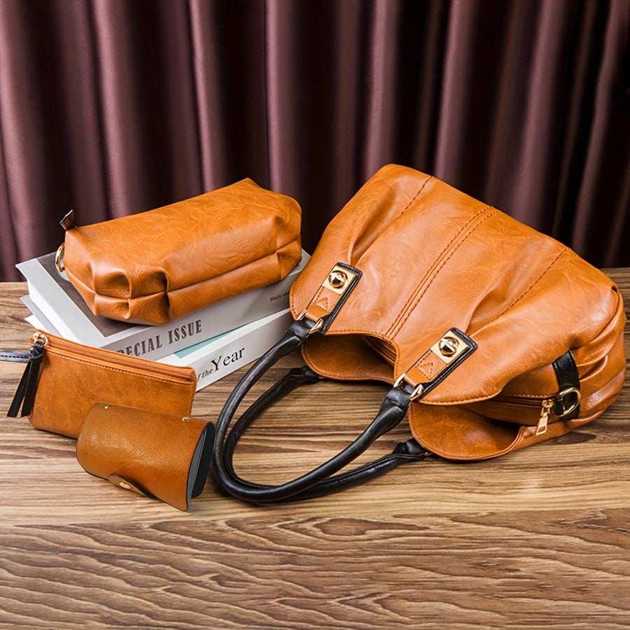 Zoe - Vintage 4-Piece Bag Set